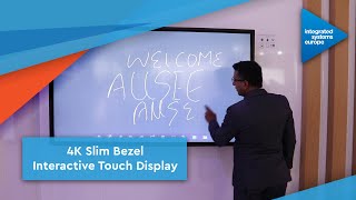 ISE 2020 – 4K Slim Bezel Interactive Touch Display