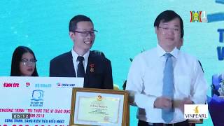 HanoiTV: Trao giải công trình sáng kiến tiêu biểu nhất Tri thức trẻ vì Giáo dục 2018