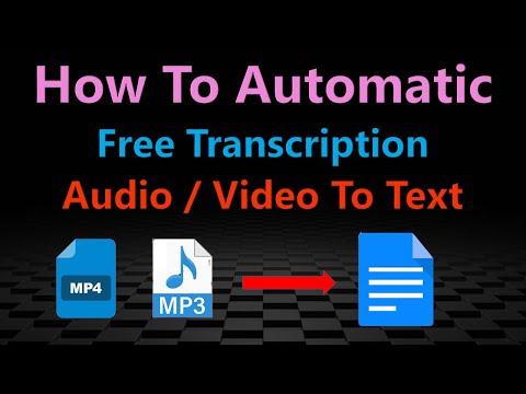 How To Convert Video or Audio To Text File ? Free  No Time Limit