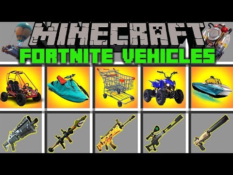 How To Build A Atv In Minecraft - minecraft fortnite vehicles mod l shopping cart jet pack cars atv more