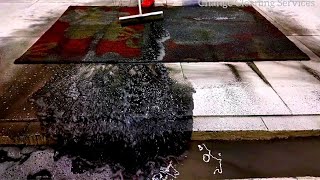 Gorgeous color VS stubborn dirt / CArpet cleaning satisfying ASMR