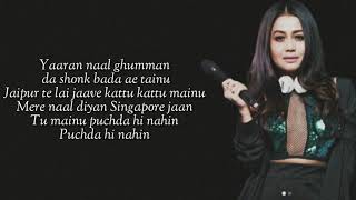 PUCHDA HI NAHIN Lyrics  Neha Kakkar   Rohit Khandelwal   Babbu   Maninder B   MixSingh