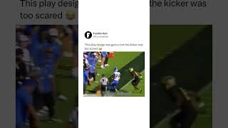 The kicker RUINED this perfect play 😭