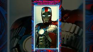 ACTORS WHO REJECTED IRON MAN ROLE 🤔 ? || MARVEL FACT || #shorts#viral#marvel