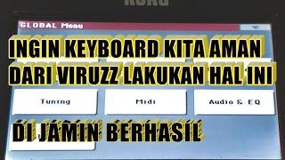 Tricks to protect KORG keyboard from viruses