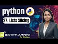 Python List Slicing Tutorial for Beginners 🔥 | Python Programming | Learn Python Fast