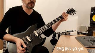 EMG 81/85 Set vs EMG Hot 70 Set