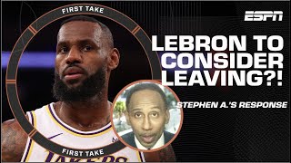 RICH PAUL IS OUTTA CONTROL! - Stephen A. makes a case for LeBron to Knicks! 🍿 | First Take