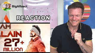 I AM VILLAIN VIDEO SONG REACTION | #TheVillain | Kiccha Sudeep, Shiva Rajkumar | #BigAReact