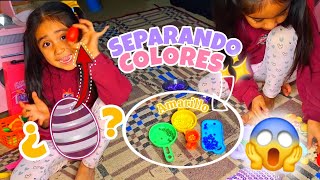 Sofia Juega al HUEVO SORPRESA🐣 y APRENDE COLORES 🌈