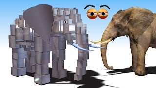 CUBE BUILDER for KIDS (HD) - Build an Elephant for Children - AApV