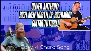 Oliver Anthony - Rich Men North Of Richmond Guitar Tutorial Lesson