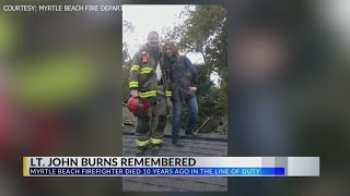 'Somber day': Myrtle Beach fire lieutenant remembered 10 years after death