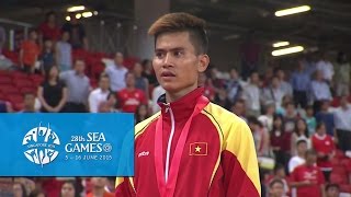 Athletics Men's 800m Finals Victory Ceremony  (Day 5) | 28th SEA Games Singapore 2015