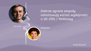 Dobrze zgrane zespoły odnotowują wzrost wydajności o 20–25% / McKinsey