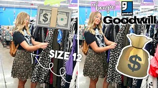 SIZE 12 GIRL TRIES "BOUGIE" GOODWILL 50% OFF SALE