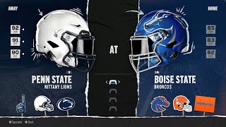 College Football 25: Penn State vs Boise State (CFP Quarterfinal Sim)