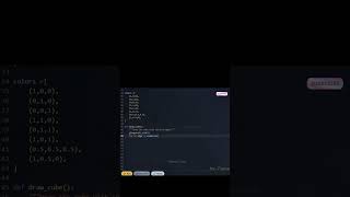 🚀 Build a 3D Rotating Cube in Python in 6 MINUTES! #3danimation #python #3dcube @Future_CodersHub