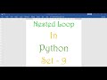 Python Nested Loop - B