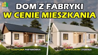 Parterowy Dom Modułowy z FABRYKI Solid Modular SM 93 - Stan Deweloperski w Całej Polsce!