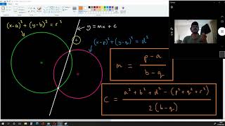 How to Find the Intersection Points of Two Circles with Different Centres and Radiuses