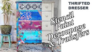 How to Paint, Stencils, Transfers \u0026 Decoupage on Furniture