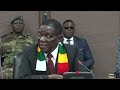 President Mnangagwa inspects gold reserves at RBZ ahead of presentation of the 2024 monetary policy