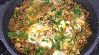 How to make minced meat egg - Minced meat recipes - Egg breakfast recipes - Meat foods