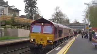 DB schenker 66171 \u0026 66110 Pontypridd to Westbury autoballasters