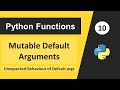 Python Tutorial in Hindi | Mutable Default Arguments in Python