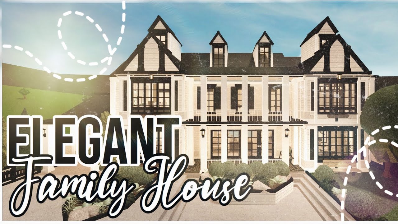 Bloxburg-Elegant Family House 200k (Tour) - YouTube