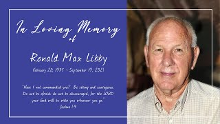 Ron Libby Celebration of Life Service 10/23/21