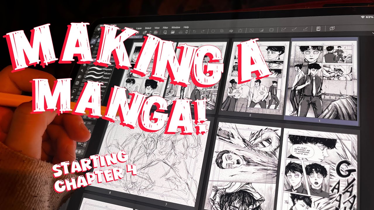Making A Manga Chapter 4 Start Youtube