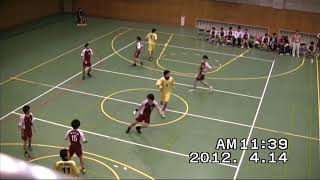 大同大学VS岐阜大学 東海学生ハンドボール 2012年春季リーグ 20120414