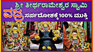 ವಜ್ರ,ಶ್ರೀ ತೀರ್ಥರಾಮೇಶ್ವರ ಸ್ವಾಮಿ | ನಮ್ಮ ಭಾಗದ ಕೈಲಾಸ | ಸರ್ಪದೋಶಕ್ಕಿಲ್ಲಿ ಶಾಶ್ವತ ಪರಿಹಾರ | ವೈಯಕ್ತಿಕ ಅನುಭವMMK