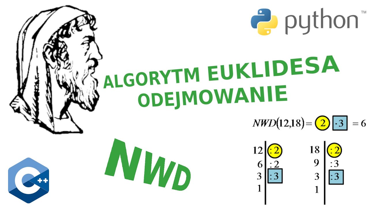 Algorytm EUKLIDESA (NWD) - Odejmowanie - YouTube