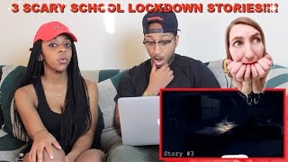 Couple Reacts : "3 Creepy True School Lockdown Stories" By Mr. Nightmare Reaction!!!
