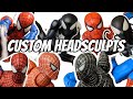 Best 1/12 Spider-Man Custom Headsculpts ever! (Mafex/Marvel Legends/SH Figuarts/CT Toys)