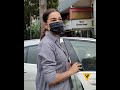 Gauhar khan papped as she came to her bank