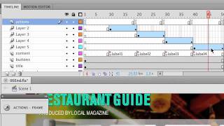Creating a basic website in Flash CS5