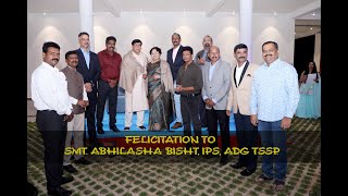 Felicitation to Smt. Abhilasha Bisht, IPS, ADG TSSP at Shourya Convention Center, Yousufguda, Hyd.