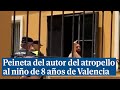 El autor del atropello al niño de Valencia se entrega haciendo una peineta