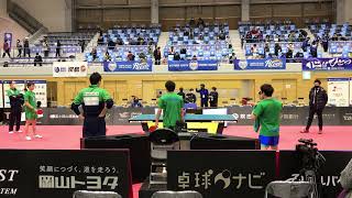 木下マイスター東京の松島輝空選手の試合前バック練習