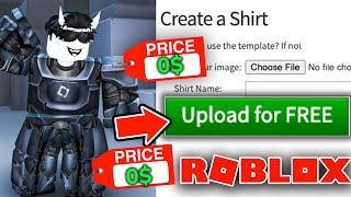 How To Upload ROBLOX Clothing For Free #Shorts