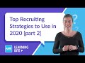 Top Recruiting Strategies to Use in 2020 [p. 2] | AIHR Learning Bite