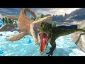 Jurassic world mosasaurus strikes! - Animal Revolt Battle Simulator