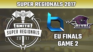 SMITE Super Regionals 2017 - EU Finals: Obey Alliance vs. Team Rival (Game 2 of 5)