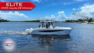 UNVEILING the 2025 Aquila 28 Molokai Catamaran - PREMIER Fishing Boat Now at MarineMax Venice!