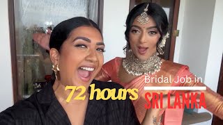 Sri Lanka with Vithya | Bridal Job | Vithya Hair and Makeup