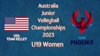 AJVC 2023 U19 WOMEN NSW SKY v USA TEAM KELLEY